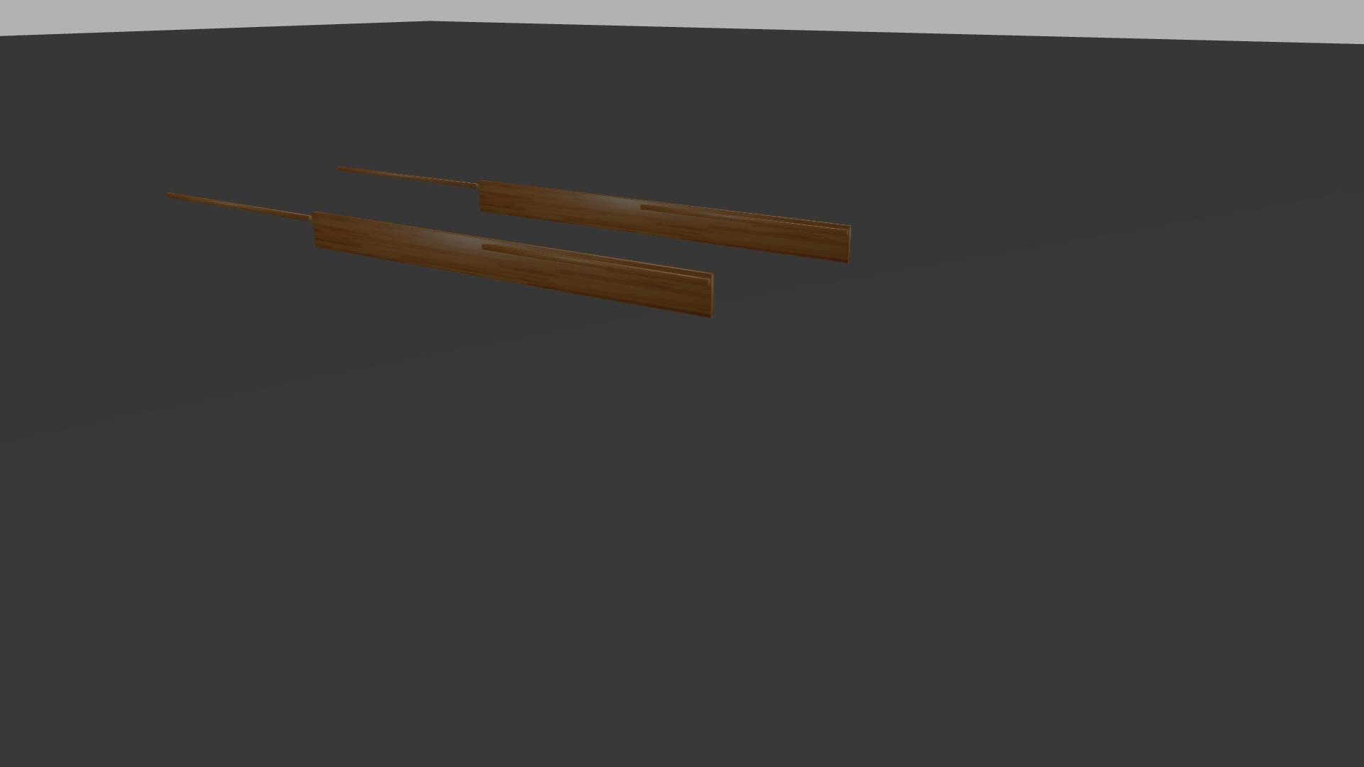 Planar rigid body pendulum starting close to singular configuration (from right)
